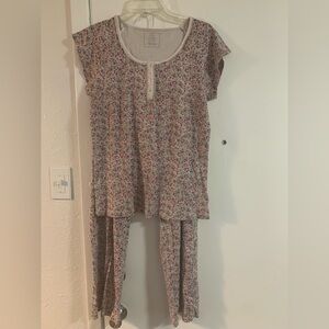 Floral Two-Piece Pajama Set